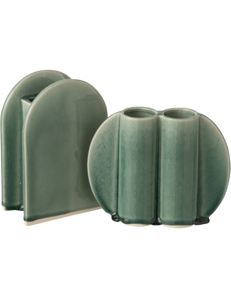 VASE BART PORCELAINE VRT (17x9,5x24,5cm) 