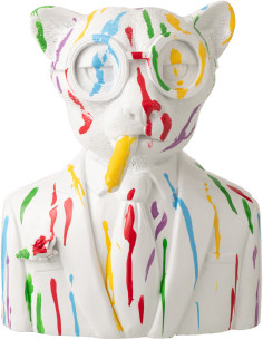 LEOP TÂCH DE PEINT RES BLA/MIX (26x19,5x31,5cm) 