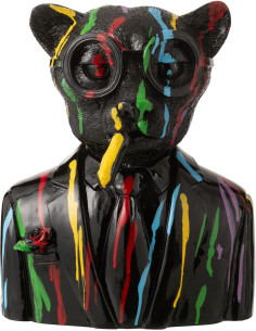 LEOP TÂCH DE PEINT RES NOI/MIX (26x19,5x31,5cm) 