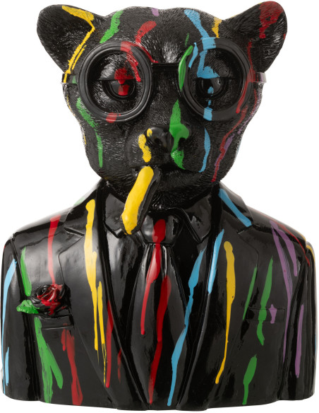 LEOP TÂCH DE PEINT RES NOI/MIX (26x19,5x31,5cm) 