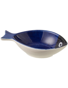 BOL POISSON PORCELAINE BLEU S (12x10,5x3,5cm) 