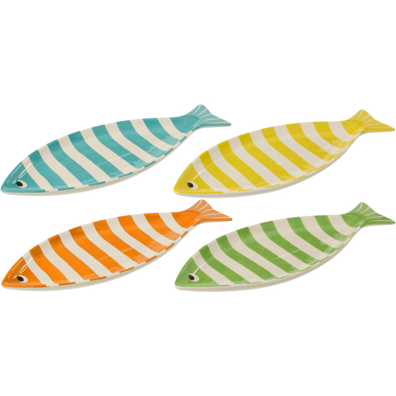 PLAT POISS LARG MIX ASS4 (42,5x17x3cm) 