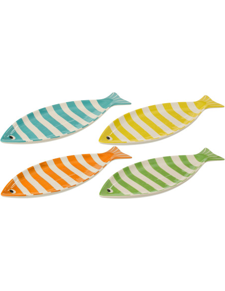 PLAT POISS LARG MIX ASS4 (42,5x17x3cm) 