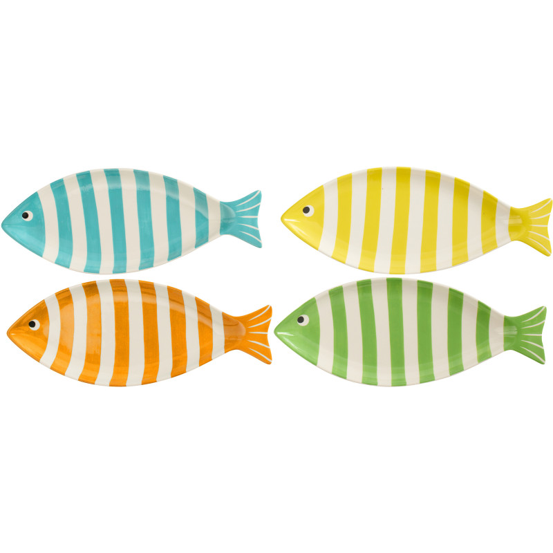 PLAT POISS LARG MIX ASS4 (42,5x17x3cm) 