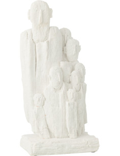FIGURINE GROUPE POLYRÉSINE BLA (18x12,5x37,5cm) 