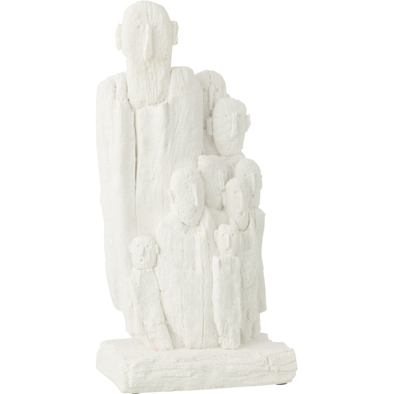 FIGURINE GROUPE POLYRÉSINE BLA (18x12,5x37,5cm) 