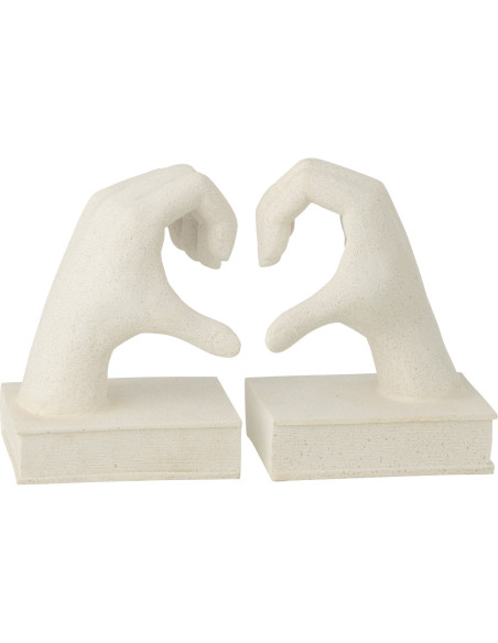 S/2 SER-LIV MAIN LOV BLA (27x11x20,5cm) 