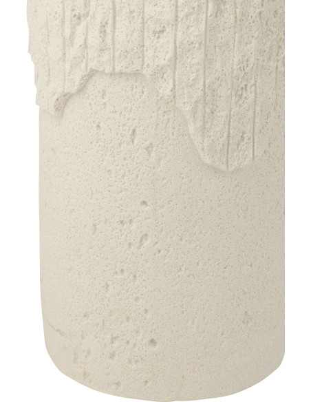 SOCLE ROCKY RELF POLYRÉS BLA L (35x35x90cm) 