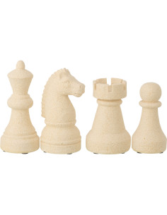 PC ÉCHEC POLYRÉS BEI S ASS4 (8,5x8,5x19,5cm) 