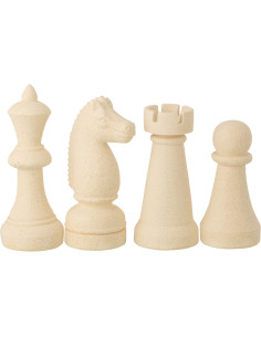 PC ÉCHEC POLYRÉS BEI L ASS4 (11x11x29cm) 