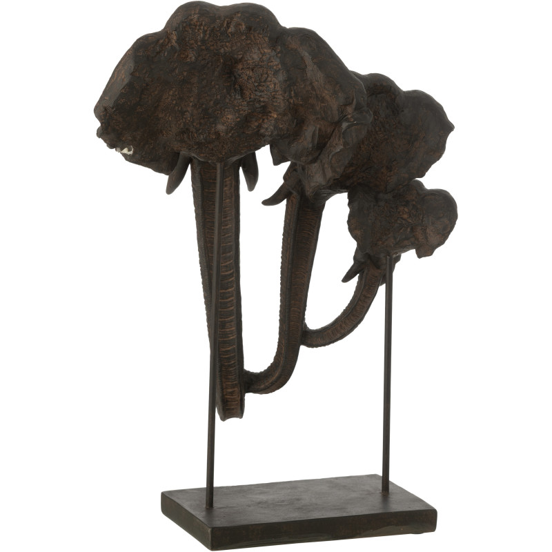 ELÉPH S/BASE FAMI POLYRÉS MAR (31x22x43,5cm) 