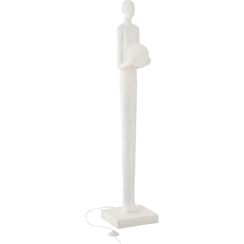 LAMPAD PERSONNE POLYRÉS BLA (38,5x31x151cm) 