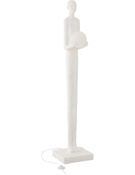 LAMPAD PERSONNE POLYRÉS BLA (38,5x31x151cm) 