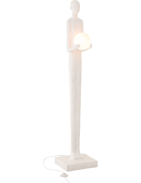 LAMPAD PERSONNE POLYRÉS BLA (38,5x31x151cm) 