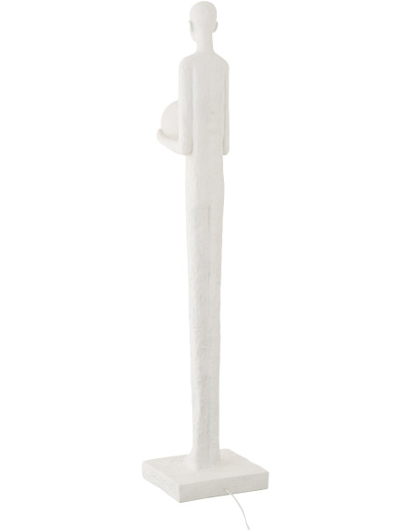 LAMPAD PERSONNE POLYRÉS BLA (38,5x31x151cm) 