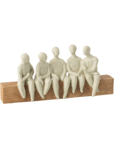 FIG GROUP PERS ASSI BLA/NAT (39x8,5x17,5cm) 