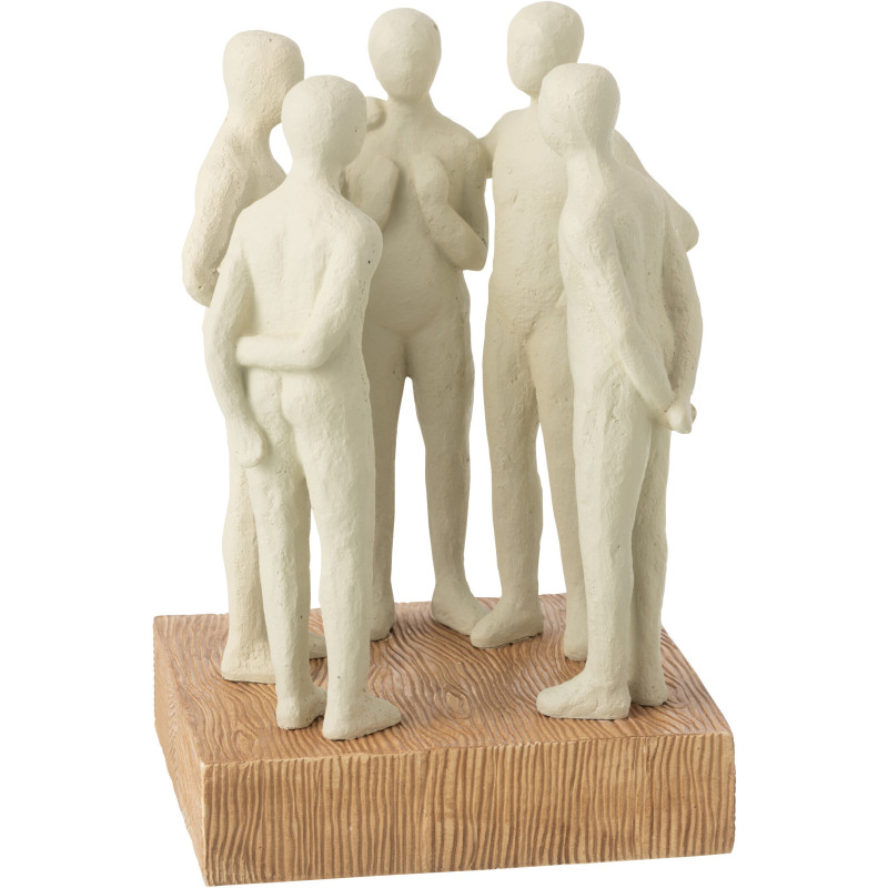 FIG GROUP PERS DEB RES BLA/NAT (19,5x17,5x27cm) 