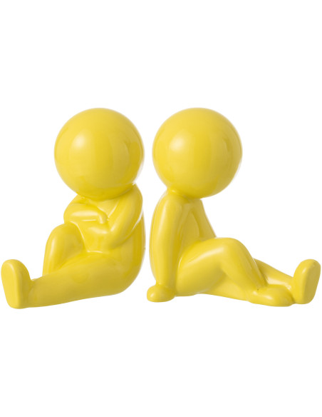 S/2 SER-LIV MARCEL GRÈ JAU (17,5x11x17cm) 