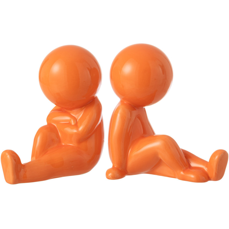 S/2 SERRE-LIVRES MARCEL GRÈ OR (17,5x11x17cm) 