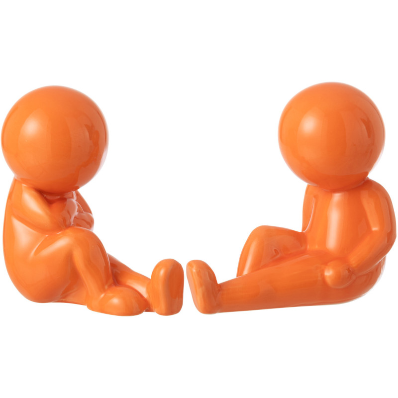 S/2 SERRE-LIVRES MARCEL GRÈ OR (17,5x11x17cm) 