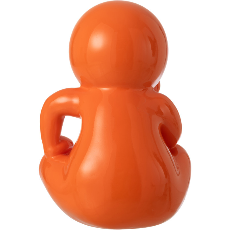 FIGURINE MARCEL RÉSINE OR (25x22,5x35,5cm) 