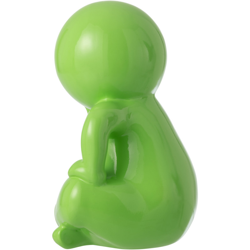 FIGURINE MARCEL RÉSINE VERT (25x22,5x35,5cm) 