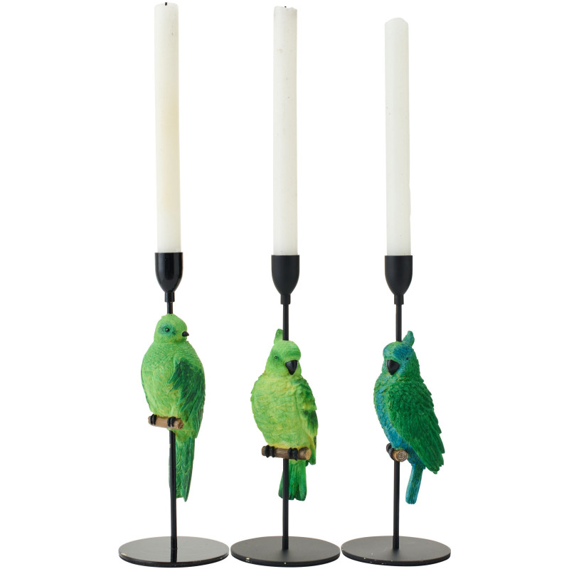 CHAND BASE PERROQ VT/BL ASS3 (10x10x32cm) 