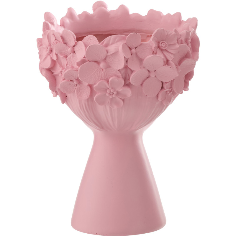 CACHEPOT TÊTE POUD CHAUX ROS S (19x19x24cm) 