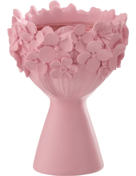 CACHEPOT TÊTE POUD CHAUX ROS S (19x19x24cm) 