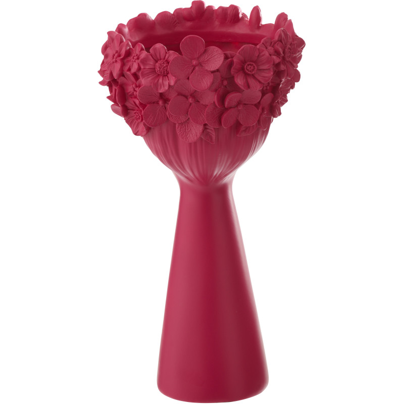 CACHEPOT TÊTE POUD CHAUX FUC L (23x23x40,8cm) 