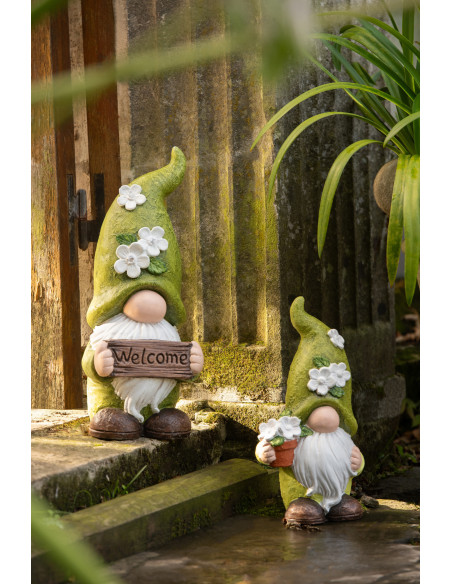 LUT BIENVEN+POT VRT/BLA S ASS2 (16,5x11x31,5cm) 