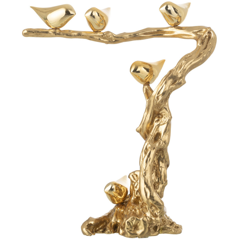 OIS SUR BRANCHE POLYRÉS DOR S (38x18,5x46cm) 