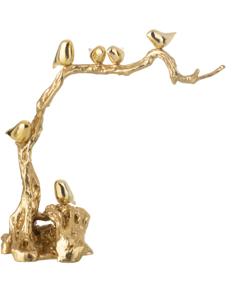 OIS SUR BRANCHE POLYRÉS DOR L (64x24x62cm) 