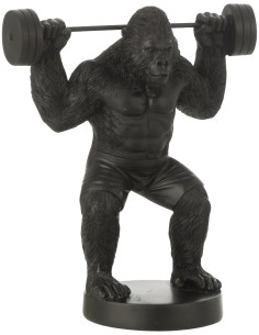 GORIL HALTER POLYRÉS NOI S (21x12x25,5cm) 