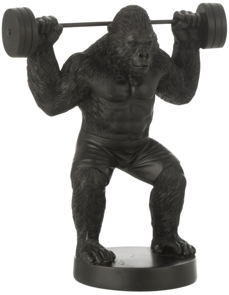 GORIL HALTER POLYRÉS NOI S (21x12x25,5cm) 