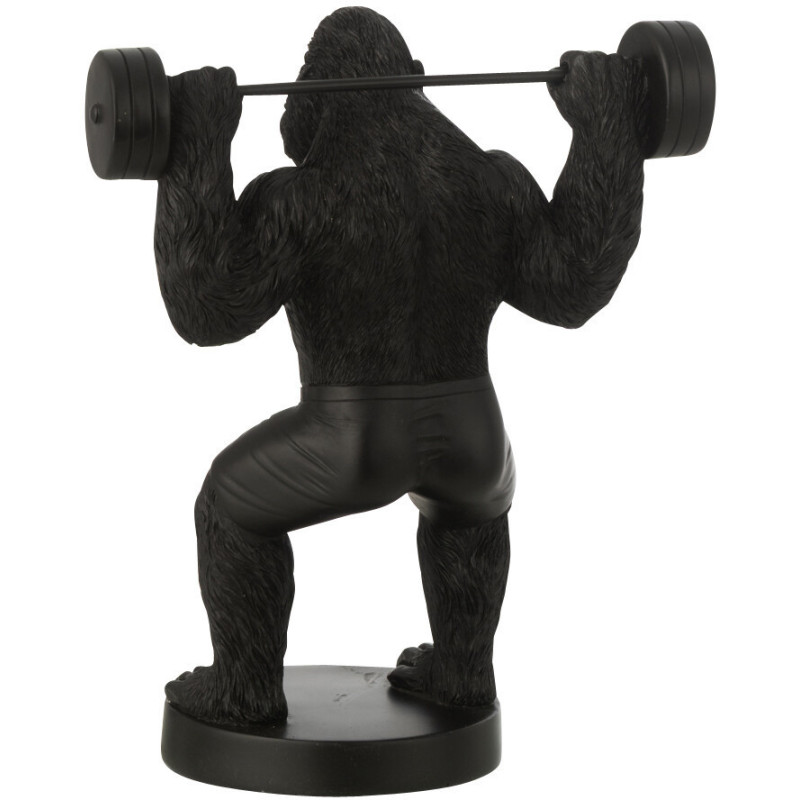 GORIL HALTER POLYRÉS NOI S (21x12x25,5cm) 