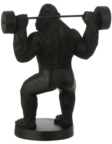 GORIL HALTER POLYRÉS NOI S (21x12x25,5cm) 