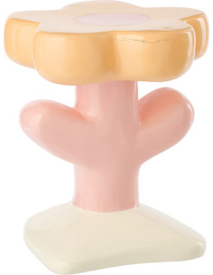 TABL APP FLEU ELLA FIB VER MIX (39x39x45cm) 