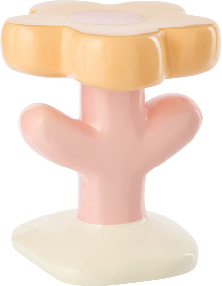 TABL APP FLEU ELLA FIB VER MIX (39x39x45cm) 