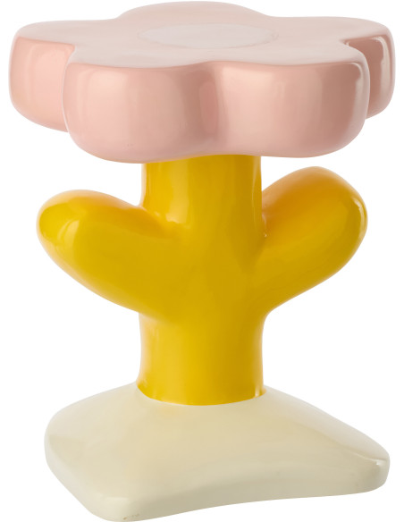 TABL APP FLEUR MIA FIB VER MIX (39x39x45cm) 