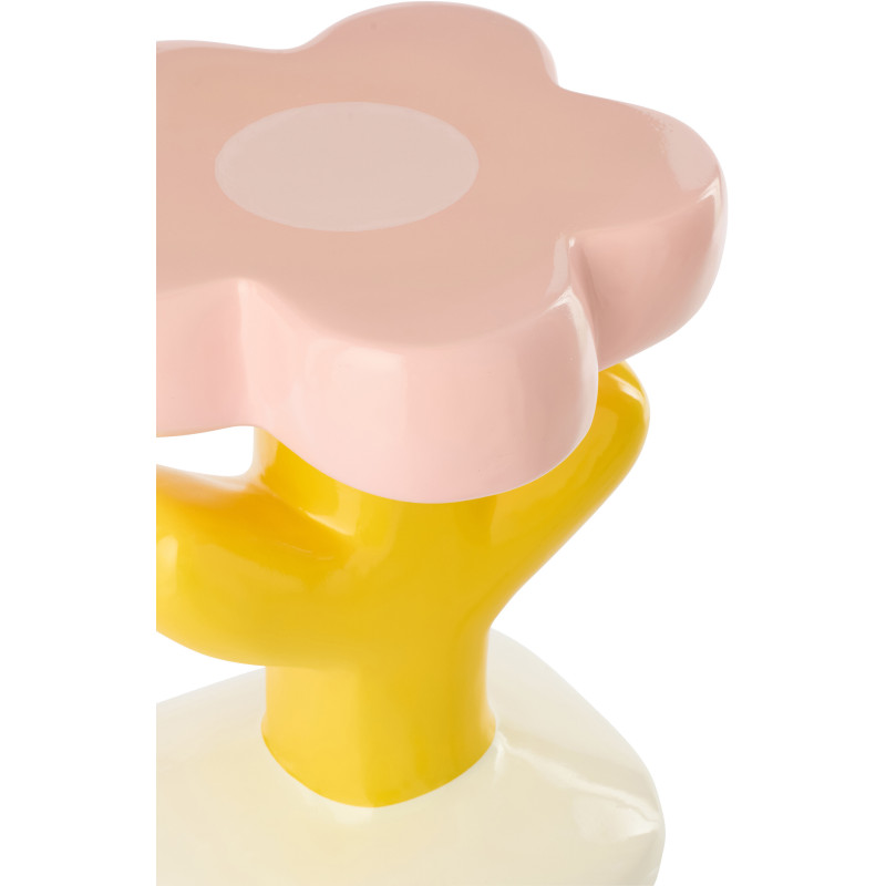 TABL APP FLEUR MIA FIB VER MIX (39x39x45cm) 