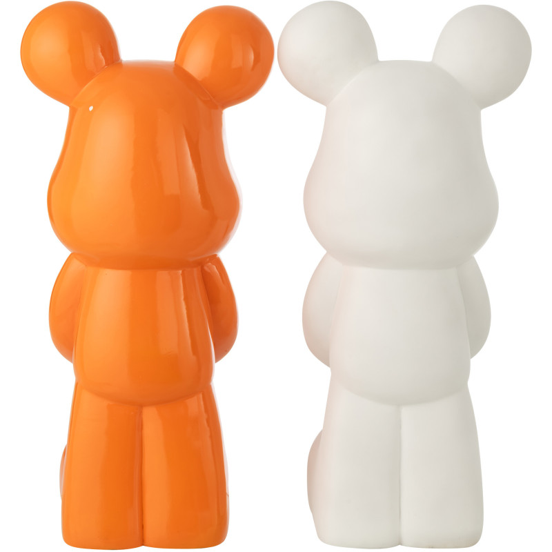 OURS COEU BLA/OR L ASS2 (31,5x24,5x60cm) 