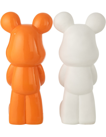 OURS COEU BLA/OR L ASS2 (31,5x24,5x60cm) 