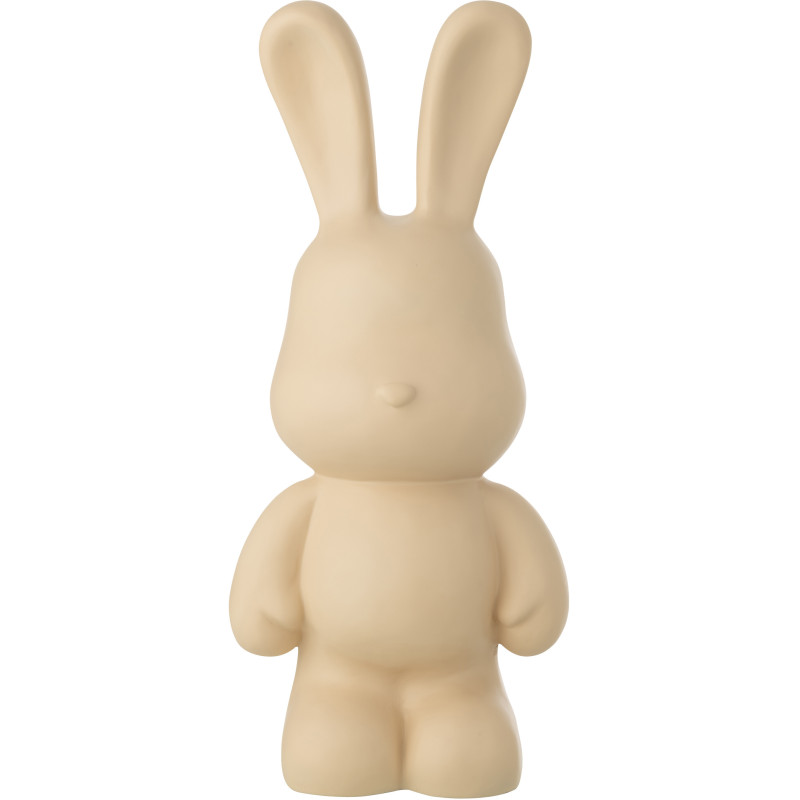 LAPIN FRED POLYRÉSINE BEIGE L (26x20,5x59,5cm) 