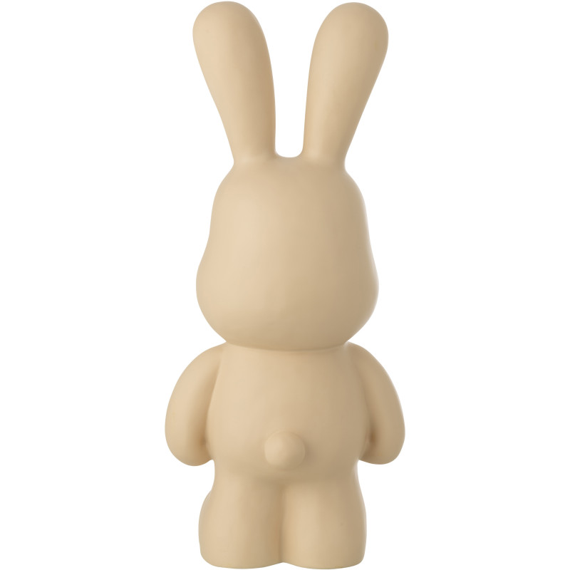 LAPIN FRED POLYRÉSINE BEIGE L (26x20,5x59,5cm) 