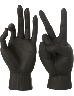 FIG LANG SIGN POLYRÉS NOI ASS2 (16x10,5x36cm) 