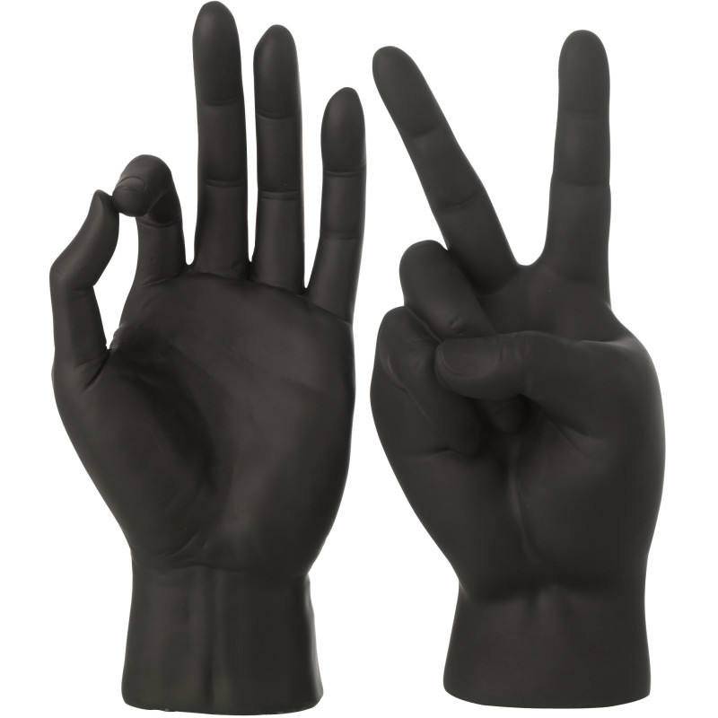 FIG LANG SIGN POLYRÉS NOI ASS2 (16x10,5x36cm) 