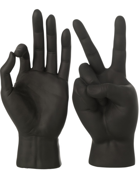 FIG LANG SIGN POLYRÉS NOI ASS2 (16x10,5x36cm) 