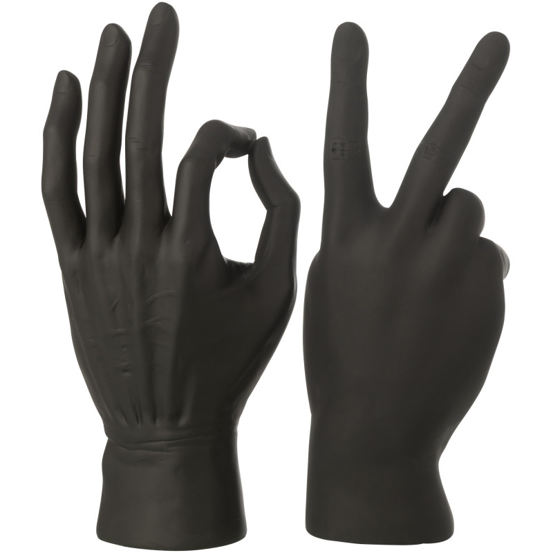 FIG LANG SIGN POLYRÉS NOI ASS2 (16x10,5x36cm) 