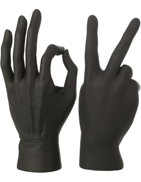 FIG LANG SIGN POLYRÉS NOI ASS2 (16x10,5x36cm) 